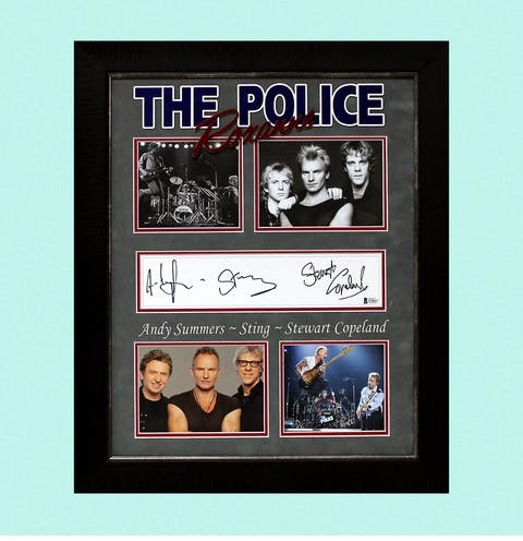 Sting & The Police Signed Display