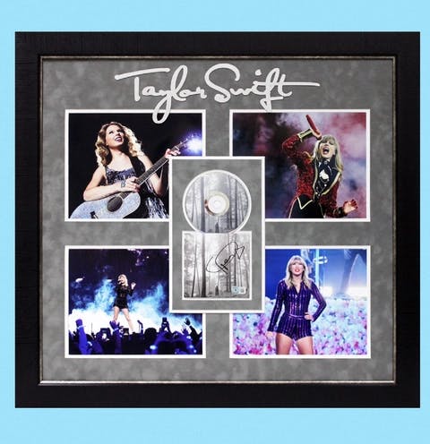 Taylor Swift Signed 'Folklore' Album Display